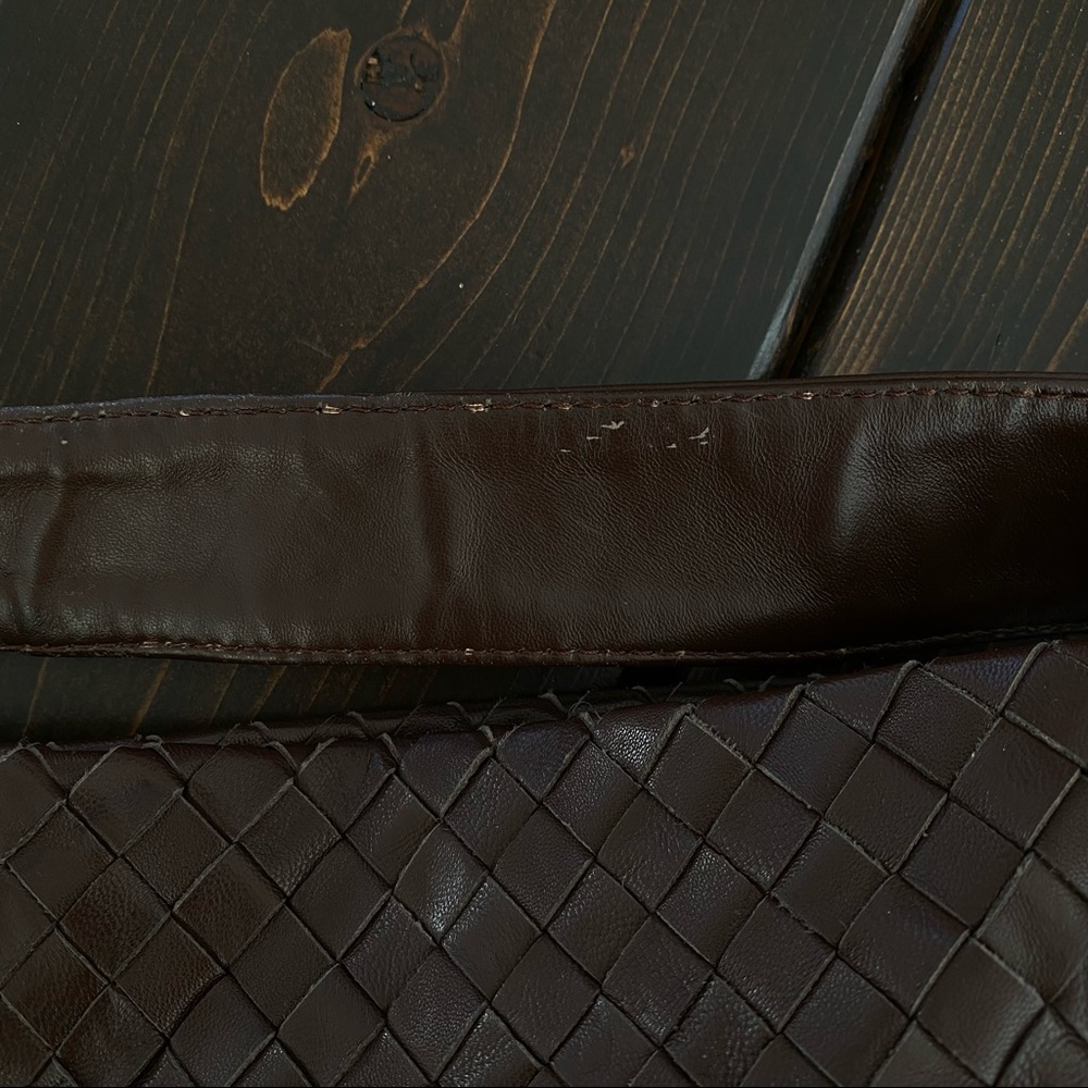 Helen Kaminski Woven Brown Leather Bag with Fringe - Picture 4 of 12